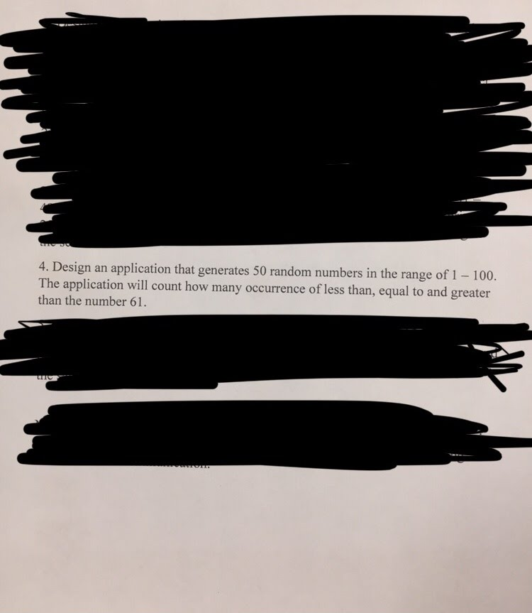 The application has to follow structured programing methodology, with pointers carrying inter-functional