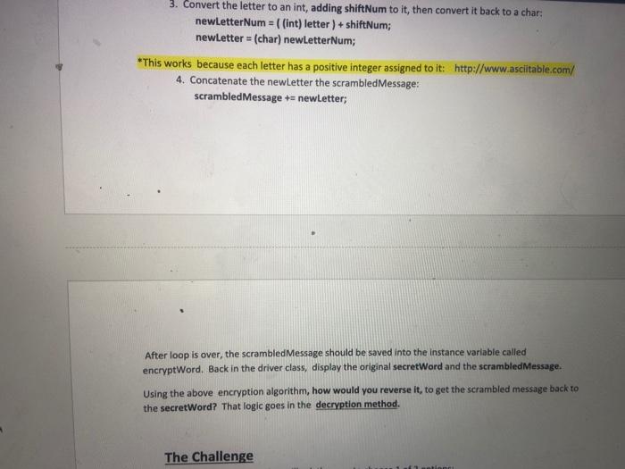 1 of 3 options: 1. Encryption - Enter a password to see