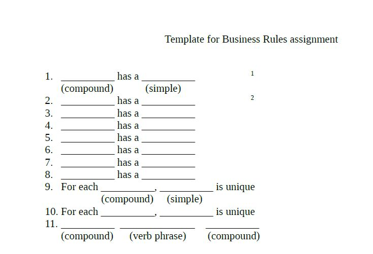 Create a Computer Science Business rule Assignment with the topic below Arthritis: