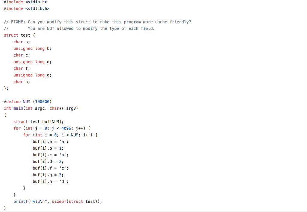 #include #include // FIXME: Can you modify this struct to make