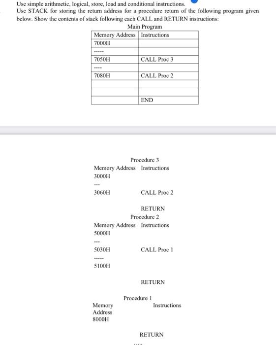  plz do it fast..I need urgent Use simple arithmetic, logical, store,