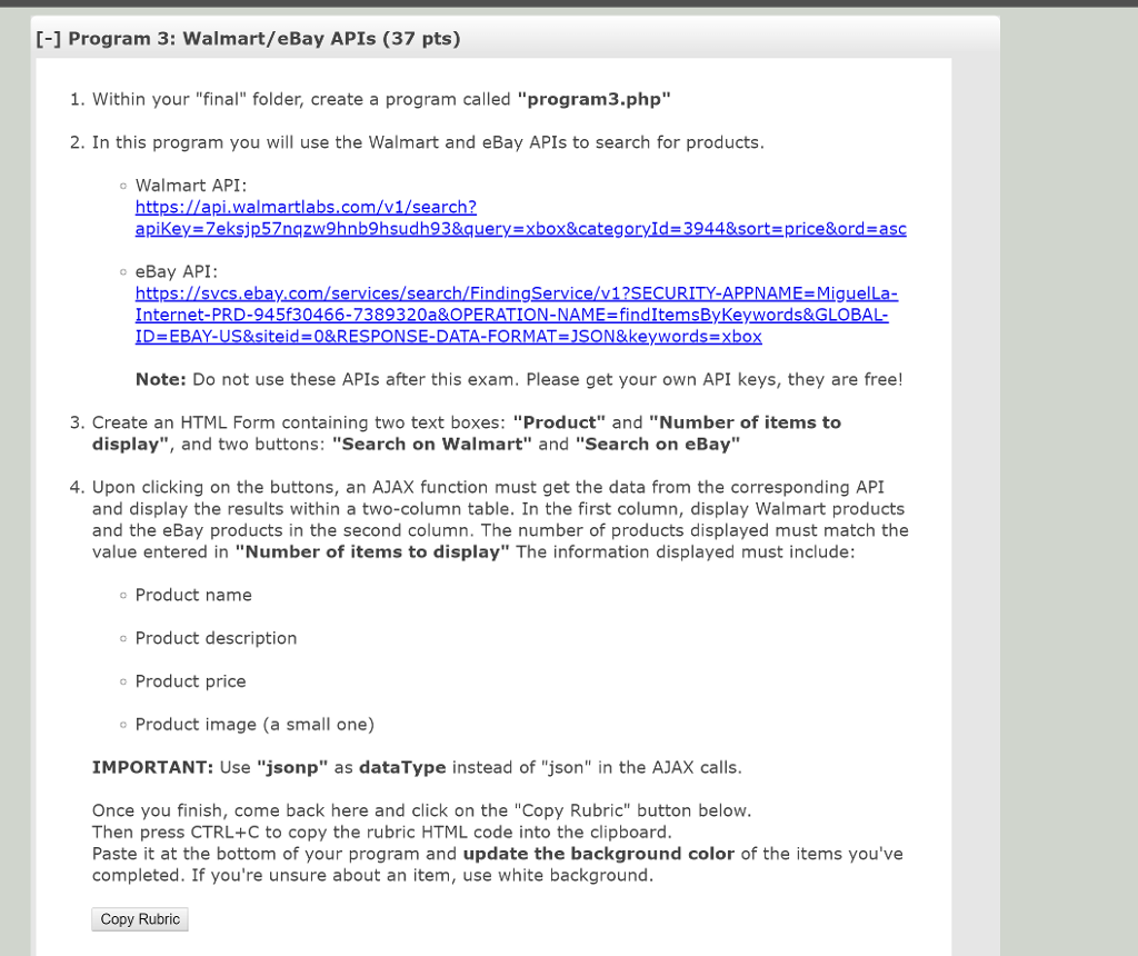 Please help me with this HTML program. We are using PHP and