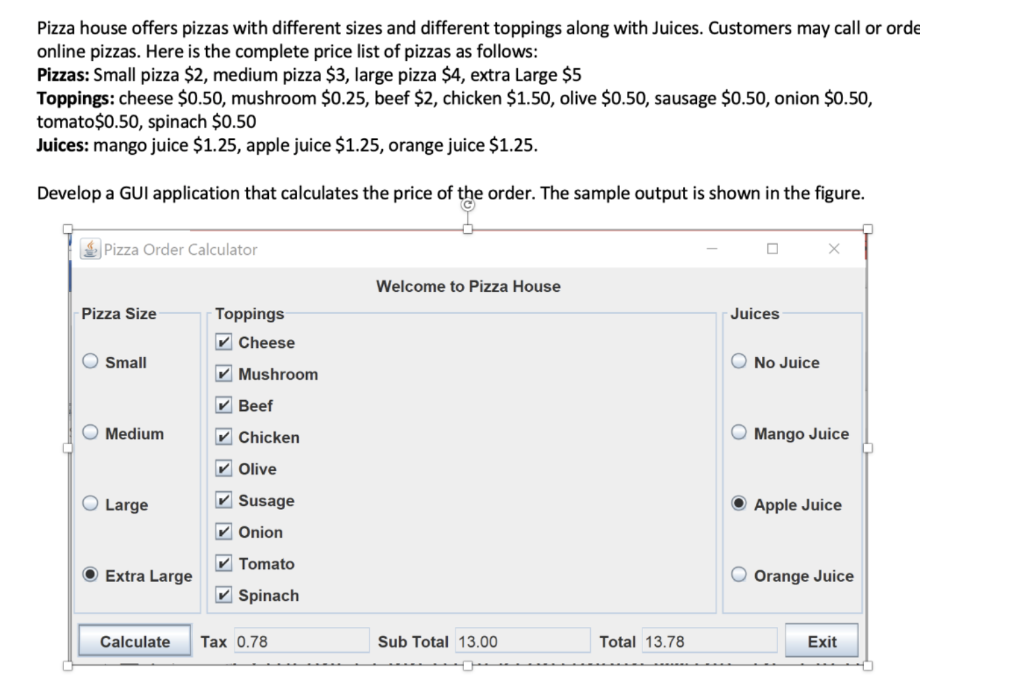 write java code to implement all these steps using code. don't use