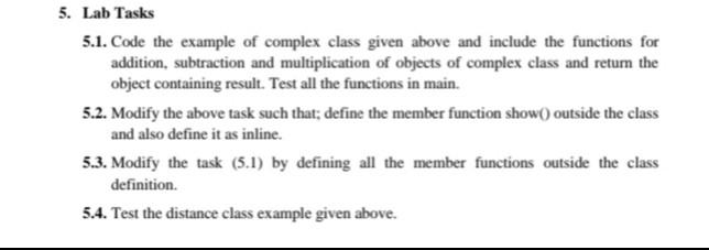  Example Code: The example below demonstrates the aspects of constructor overloading,