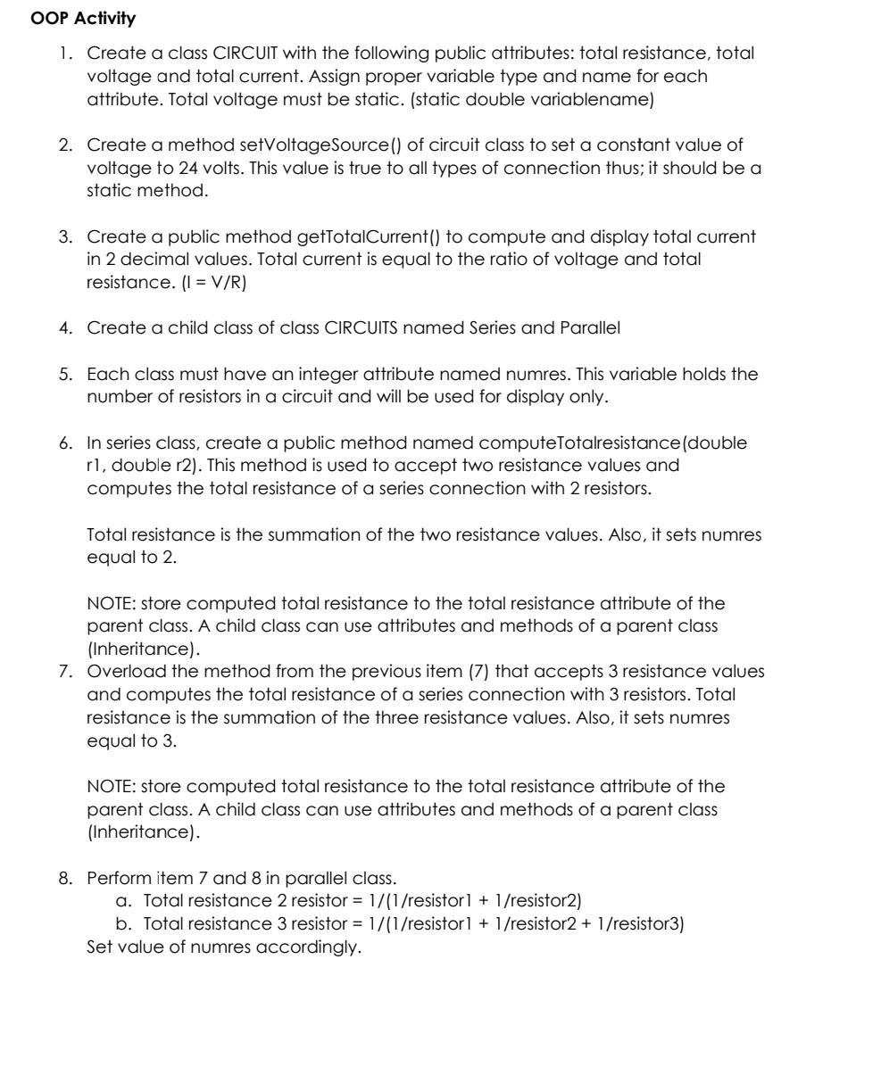  Using JAVA NETBEANS PLEASE HELP ME TO DO THIS PROGRAM AND