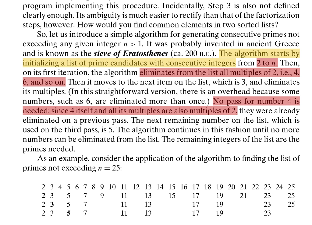 code Not other, from online, will give likes! explanation below ALGORITHM Sieve(n)