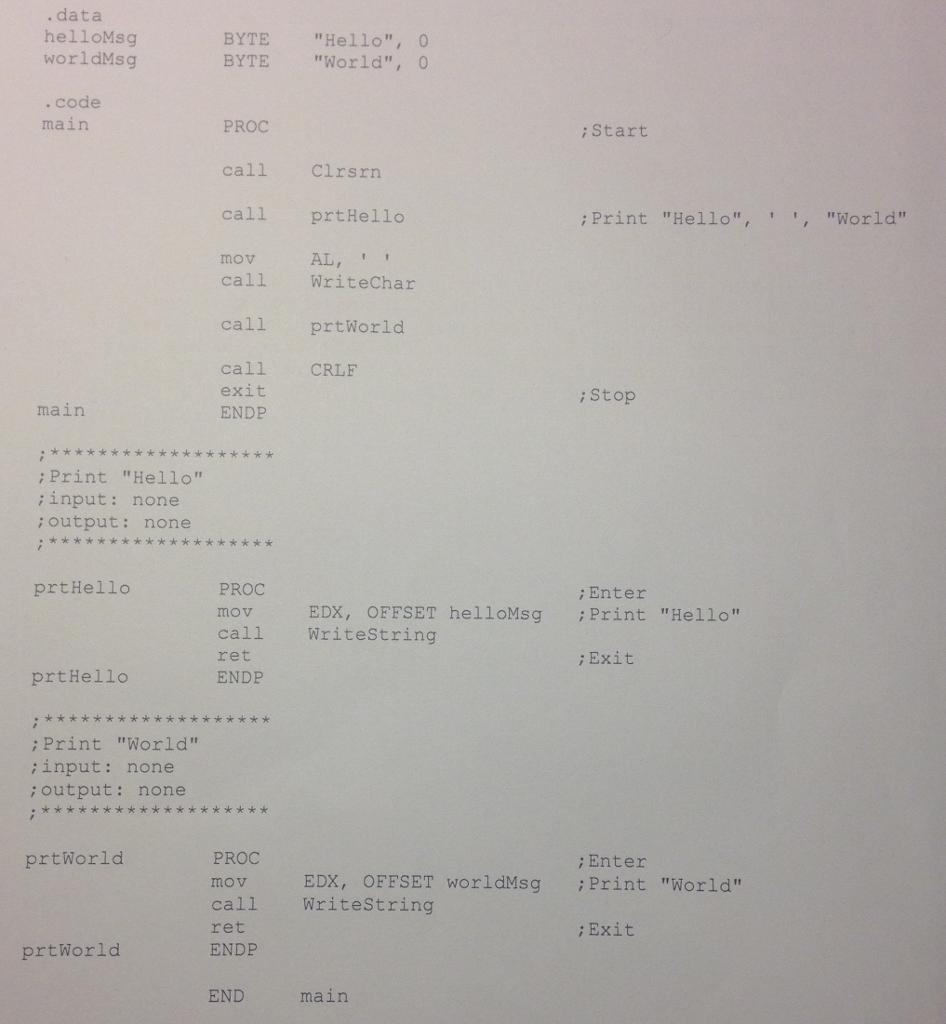ASSEMBLY LANGUAGE - I really need help with this problem Write a