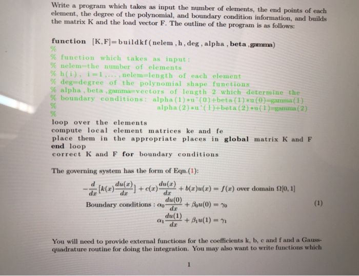  Write a program which takes as input the number of elements,