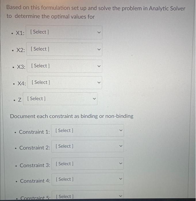 product has a different profit level and consumes different levels of capacity