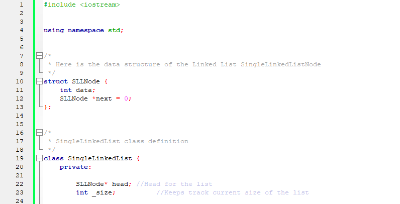 SingleLinkedLists C++ Hello everyone, I need help implementing these functions please. The