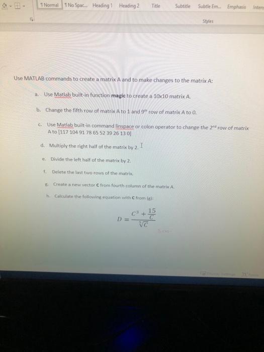  5 1 Normal No Spac. Heading 1 Heading 2 Title Subtitle