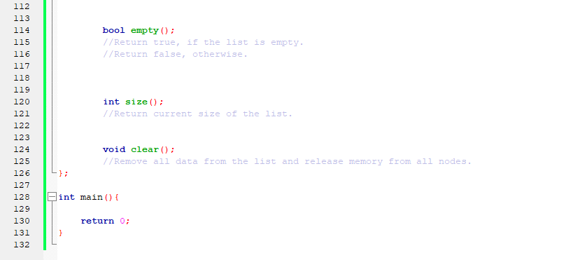 more libraries. Thank you. 1 #include using namespace std; * Here is