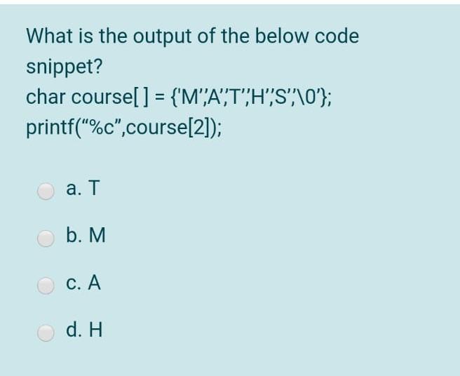 50 b. 40 c. 21 d. 10 What should be the value