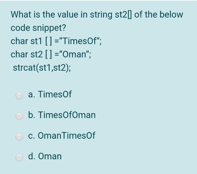 of x for the below code to print (OMAN"? if(x>10 && x%5==0)