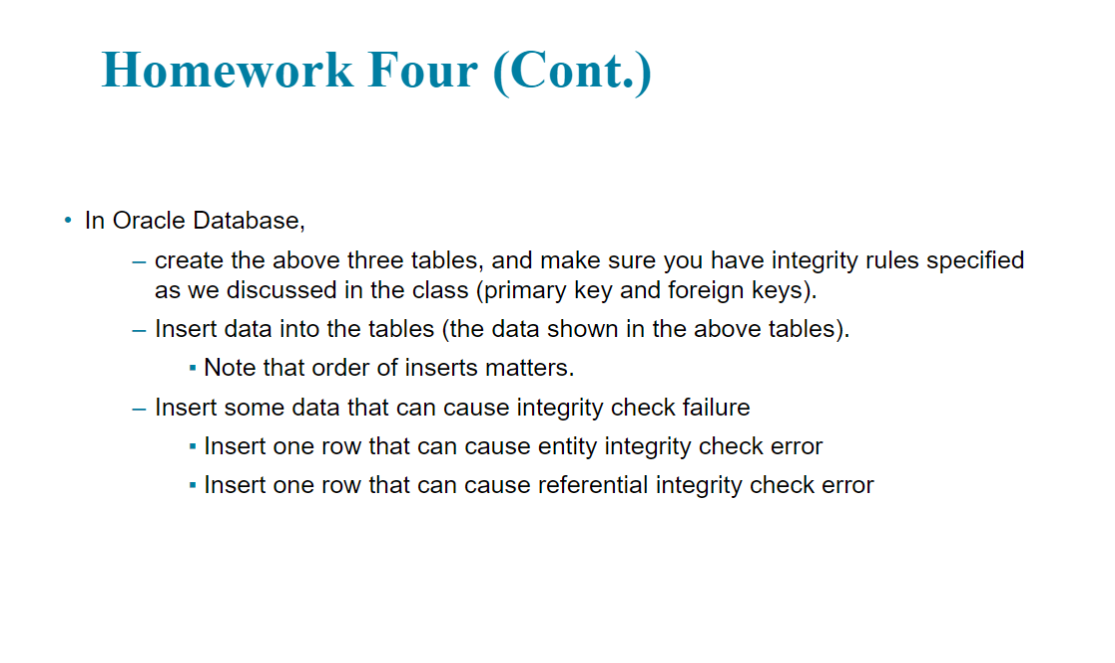 Address Phone Status -- Student SNum SName 101 John 102 Scott 123