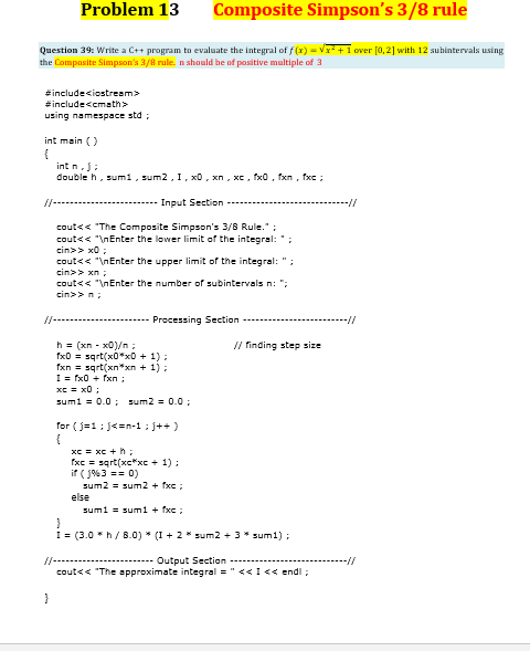 + 1 over [0,2] with 10 subintervals using the Composite Trapezoidal rule.