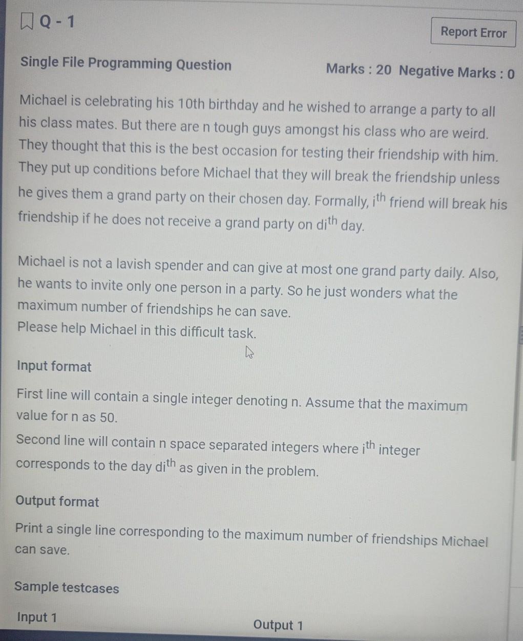  input 1) 2 3 2 output1) 2 input2) 10 4 2