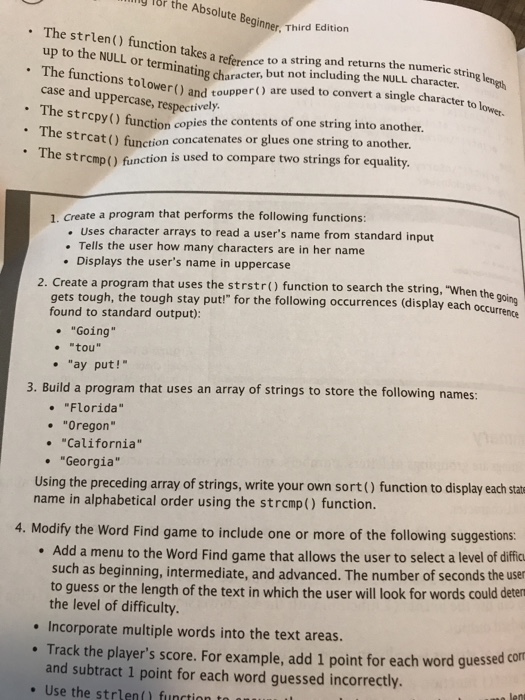  Problem #1 Create a program that performs the following functions: Uses