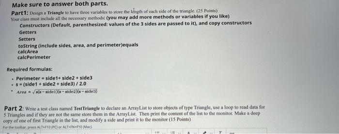  need part 2 only. java Make sure to answer both parts.