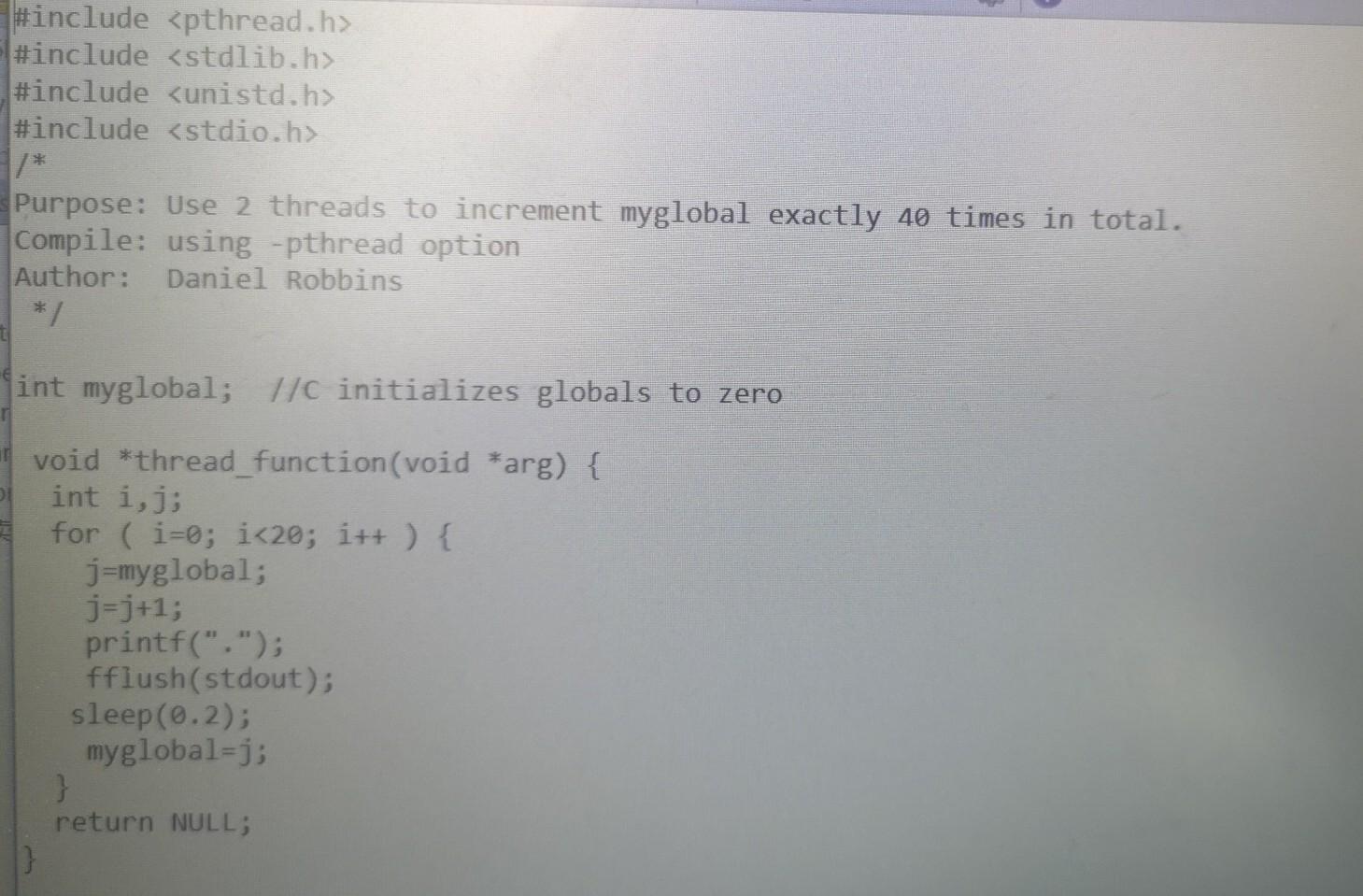 You must use the semaphore efficiently, i.e., keep the critical sections as