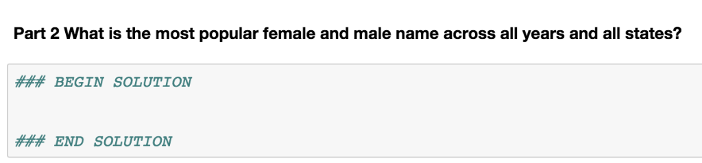What is the most popular female name and male name in any
