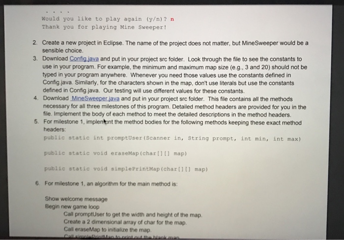 game isto uncover (sweep) all the locations that do not contain a