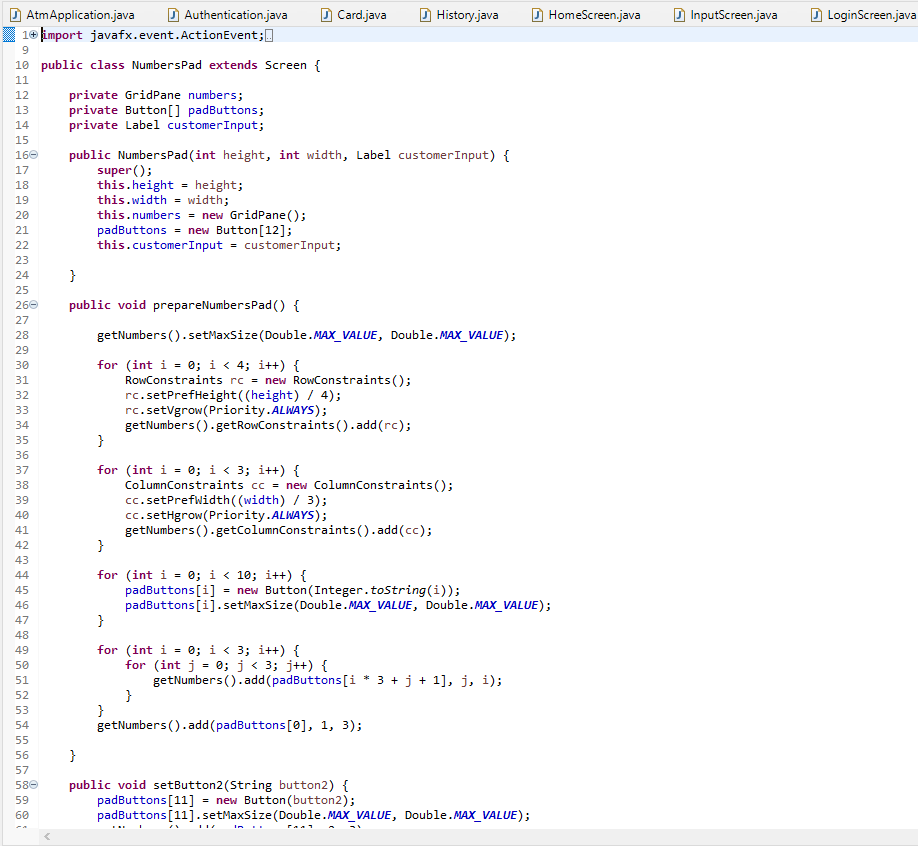 =0; transactionsHistory = new Transaction [maxSize] 3 public void insert(Transaction transaction) \{
