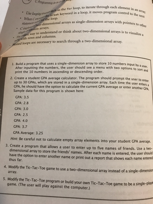  Problem #1 Build a program that uses a single-dimension array to