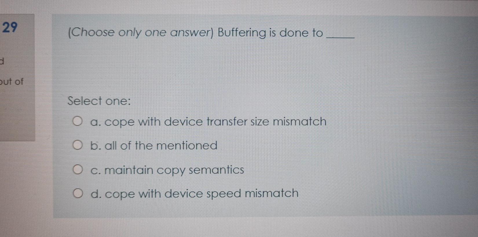 answer) Logical memory is broken into blocks of the same size called