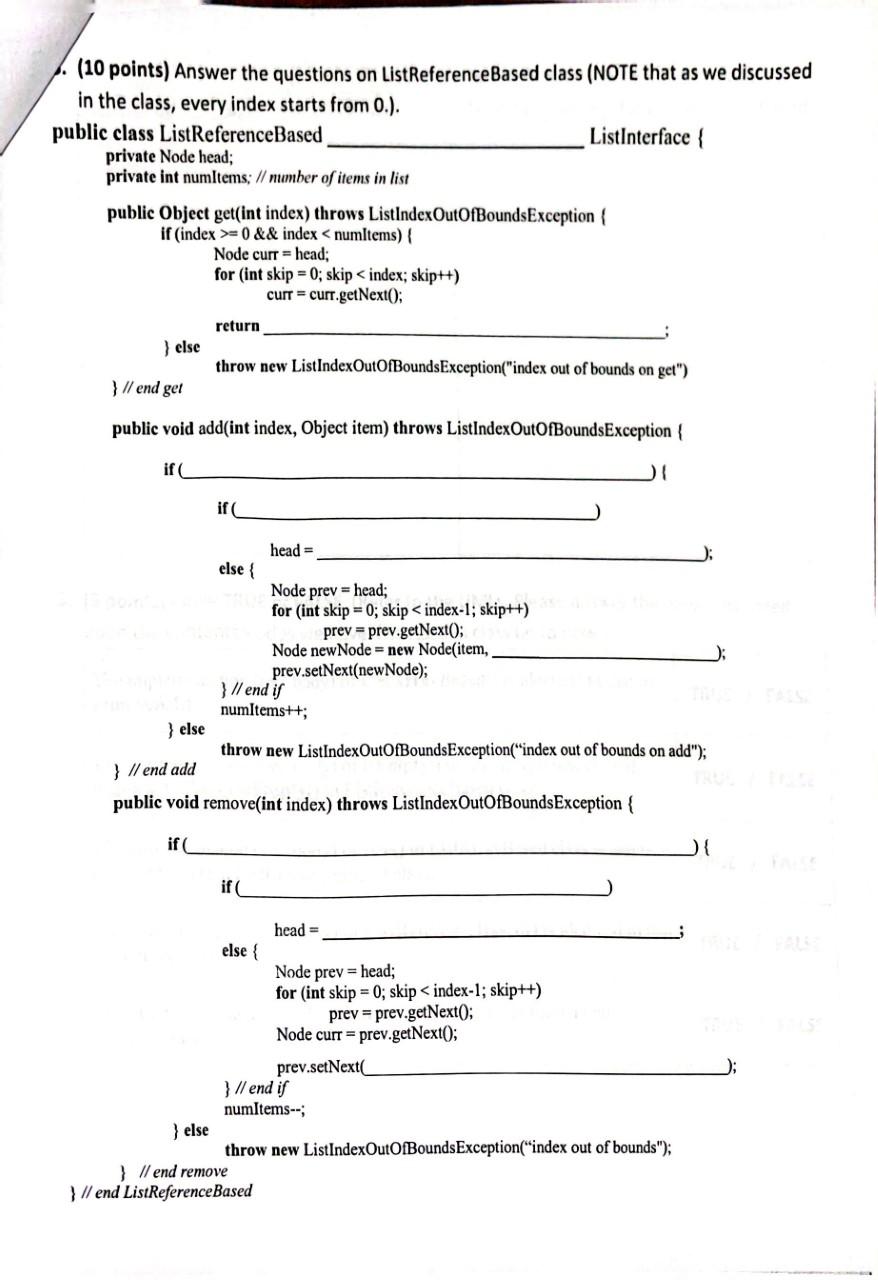 Can you please answer this in Java Programming Language, Thamks! (10 points)