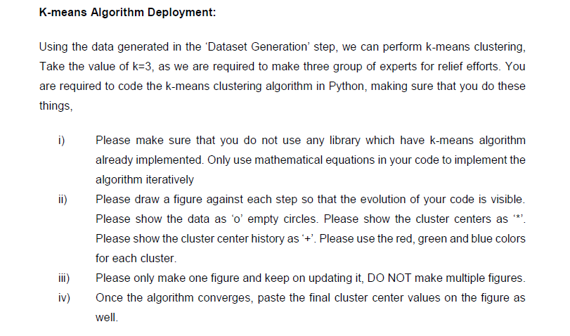 can be used in our experimentation. We are going to assume that