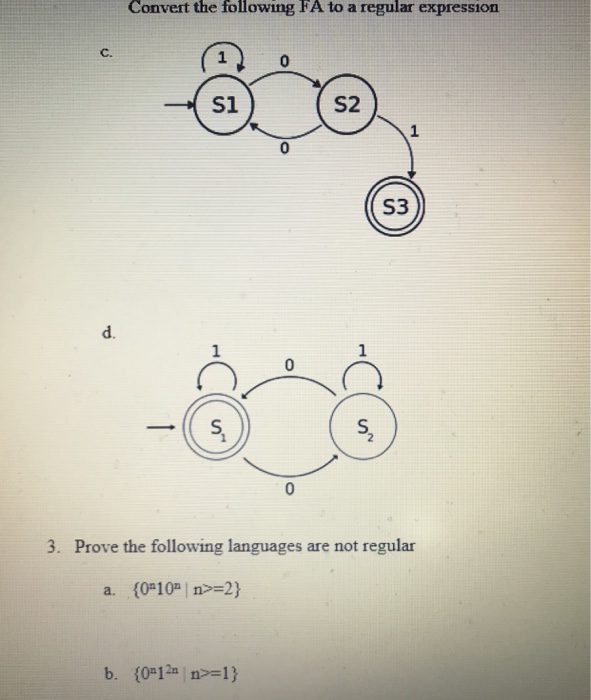 L- (wl w is the set of strings over a,b in which