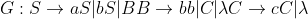 Construct an equivalent essentially noncontracting grammar GL with a nonrecursive start symbol.