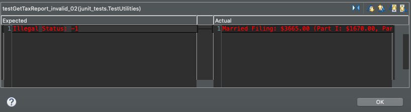 bar gets all green. this is part of the JunitTest code. this