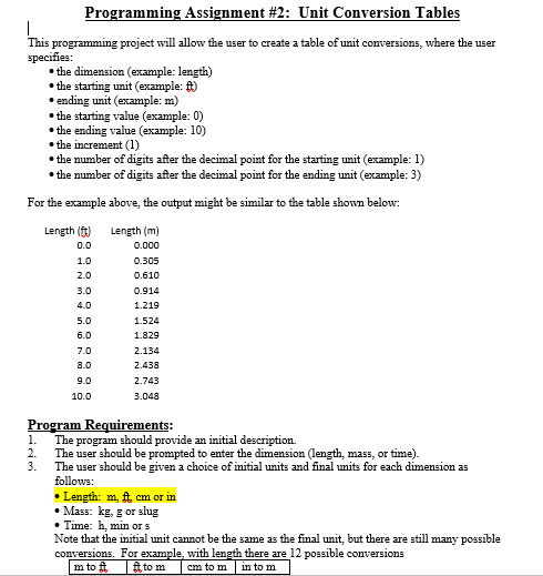 Help, please help me create a C++ program based on the following