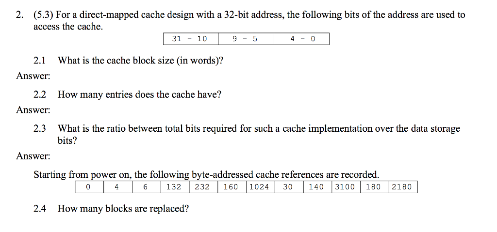 I only need help with 2.4-2.6. Please note that the third