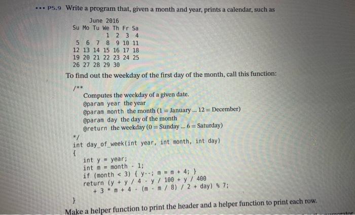  In c++ please ... P5.9 Write a program that, given a