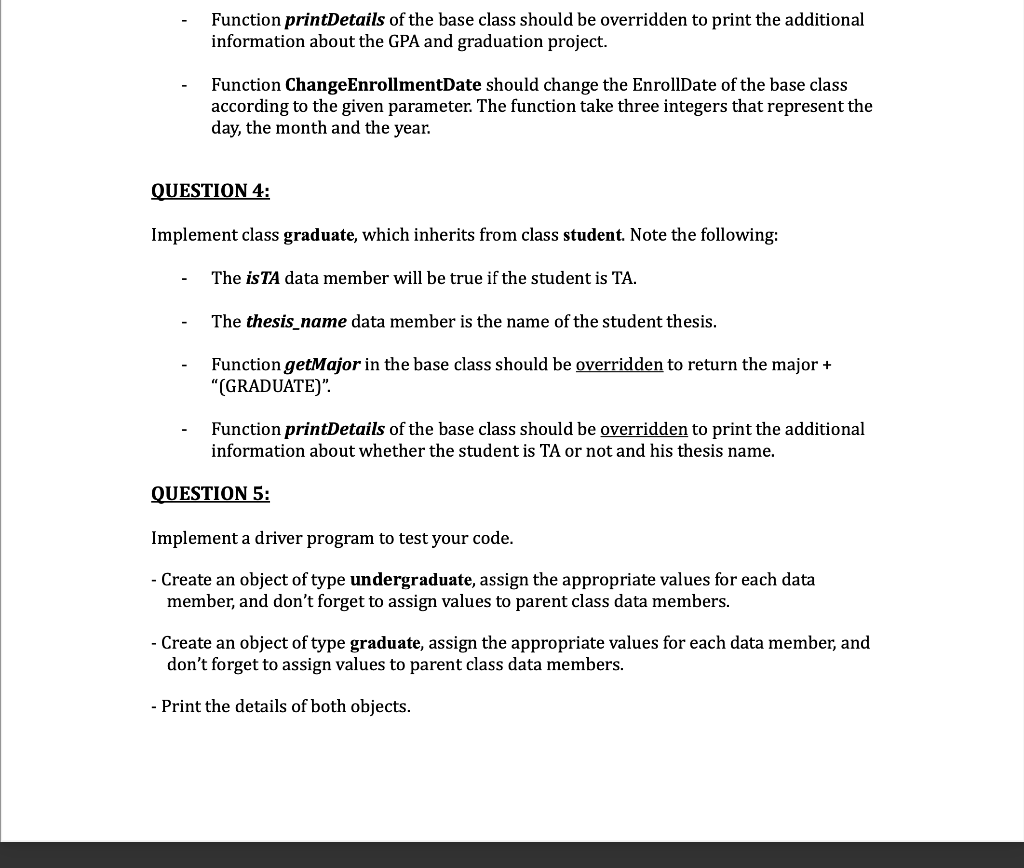 day Type: int (-) month Type: int (-) year Type: int (+)