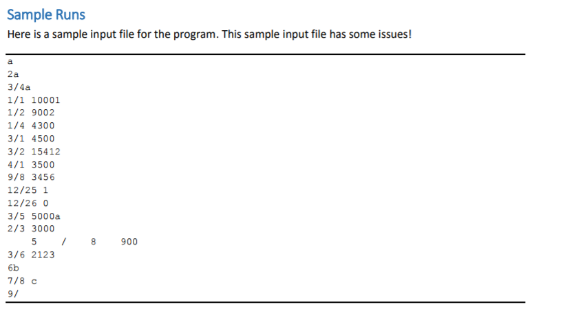 reads a person's physical activity from a file, collects statistics by month,