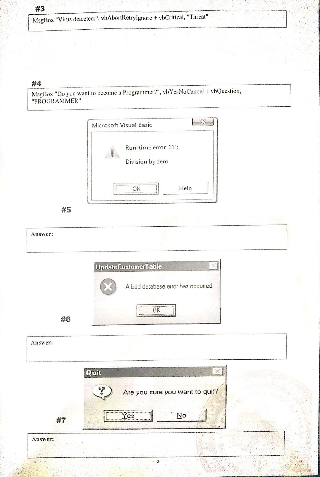 (make sure 1-7 have complete info) Pages 23 to 29 ANSWER OR