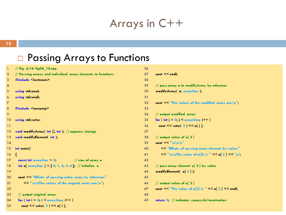 Implement this code and upload your code and execution . Arrays in