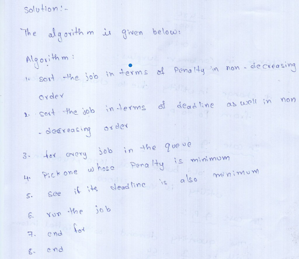 Algorithm for Scheduling jobs with penalties problem: Can someone help me describe