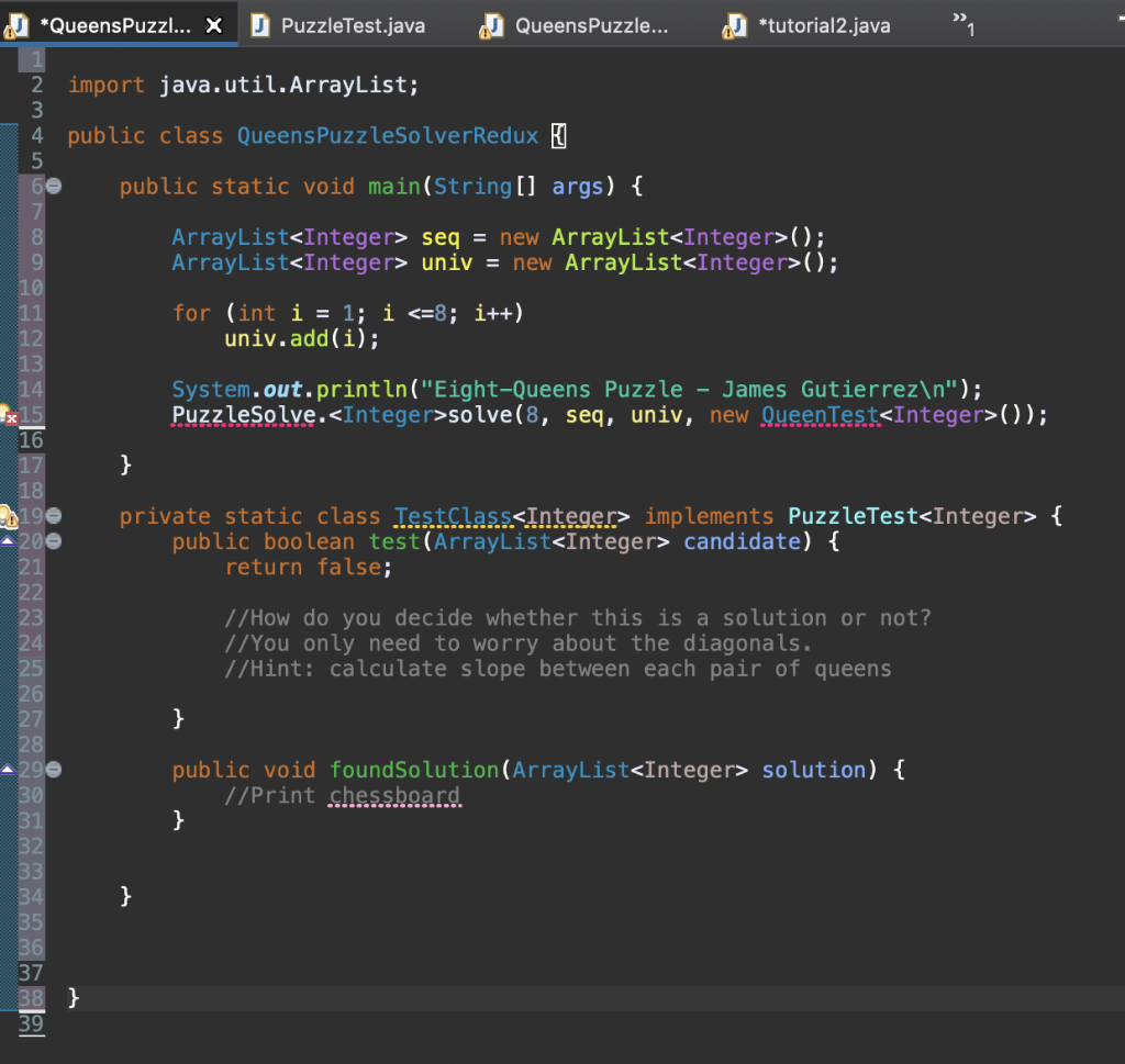 2. Eight-Queens Problem 2.1. Problem Description A chess board is an 8x8