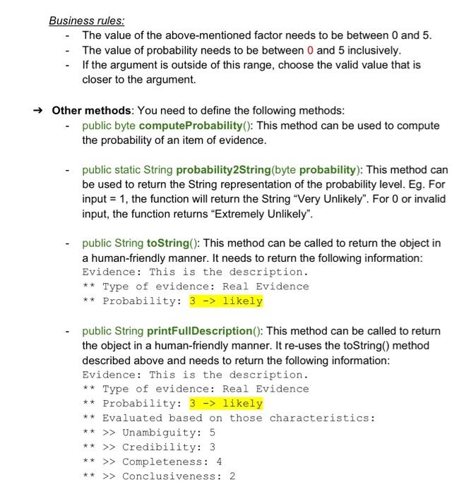 that can be used to support or disfavor a Hypothesis. Assume that