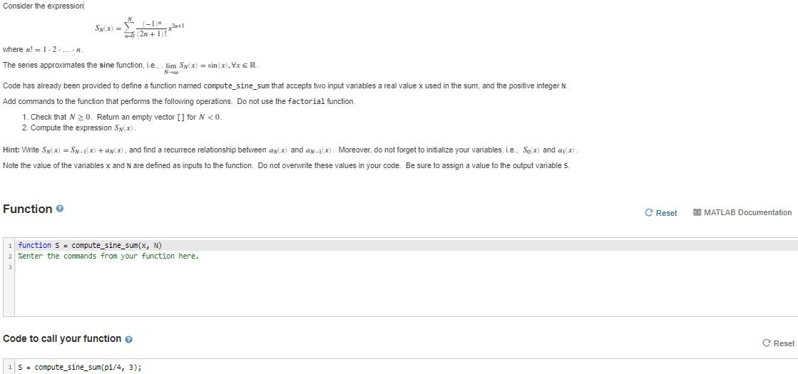 Consider the expression SNX) = 2n + 1! where n! =