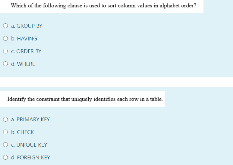 Which table is used to view all constraints created on a user