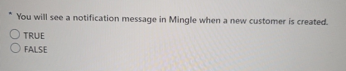  You will see a notification message in Mingle when a new