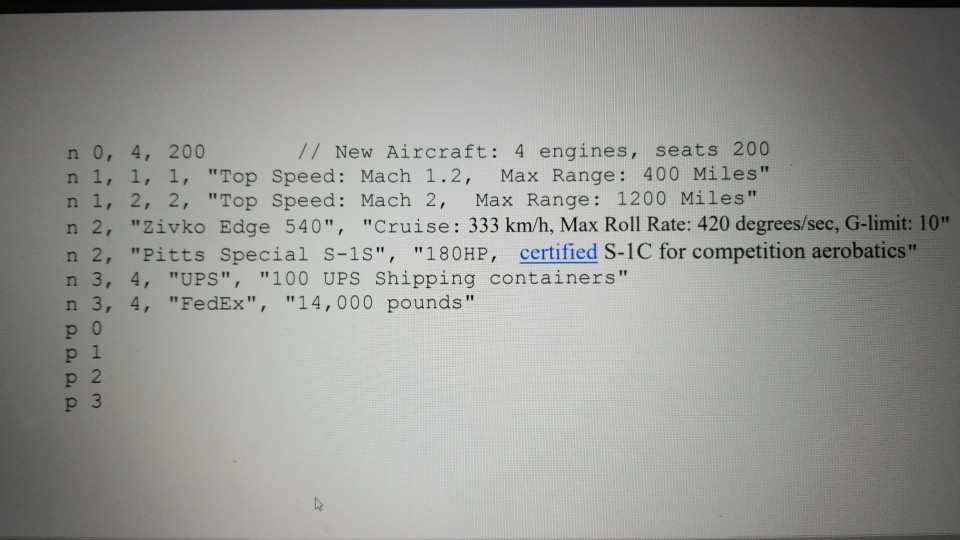 must define a printCharacteristics) method. Create three subclasses for specialized types of