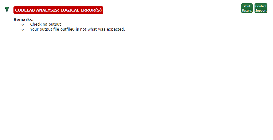 will be opened for output. (It will be assumed that the first