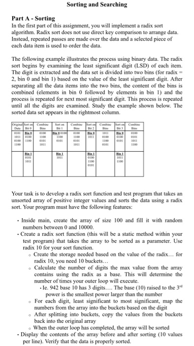  Can you help me with this Java program on sorting? Please